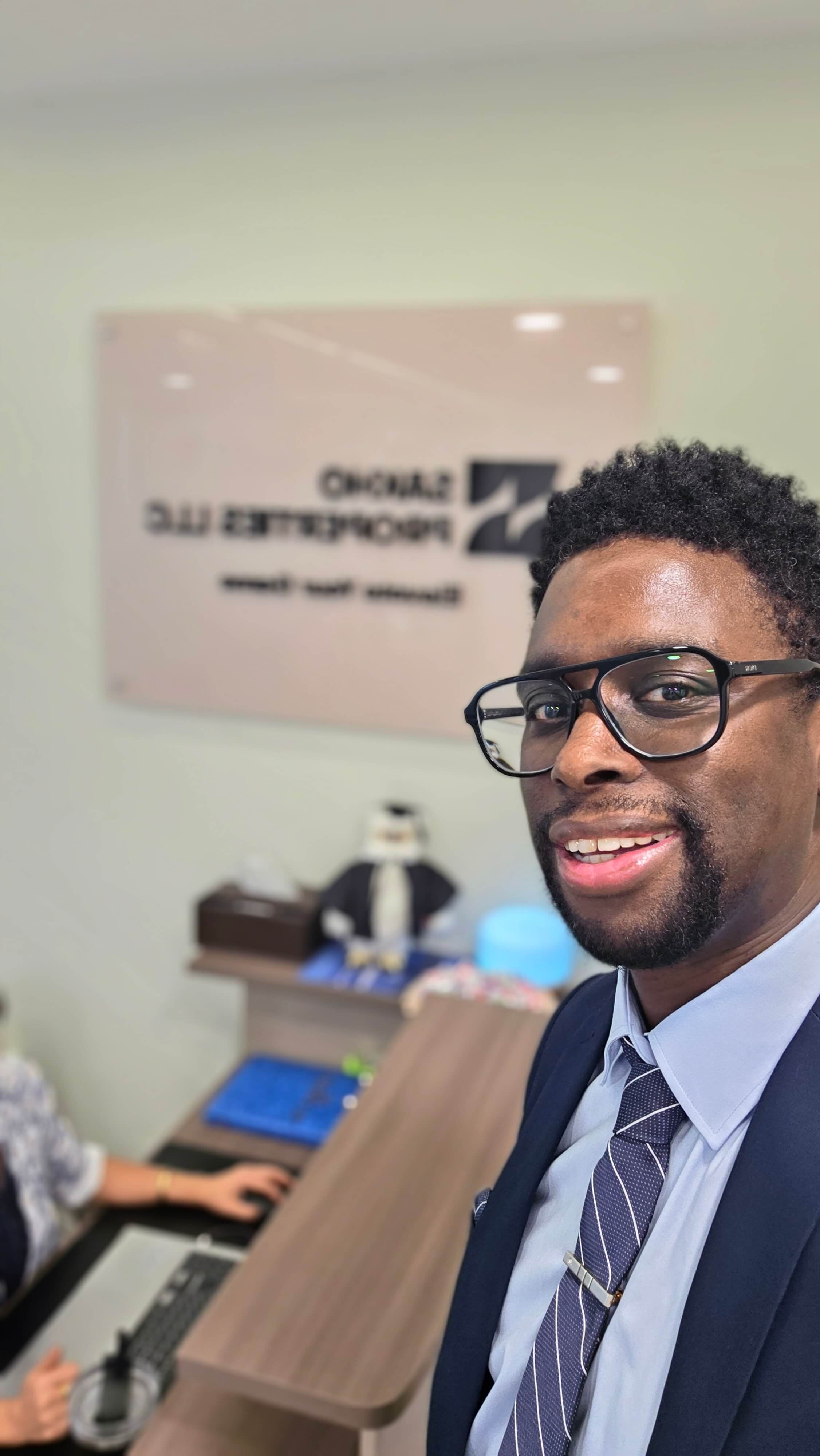 Real estate branding and professional moment